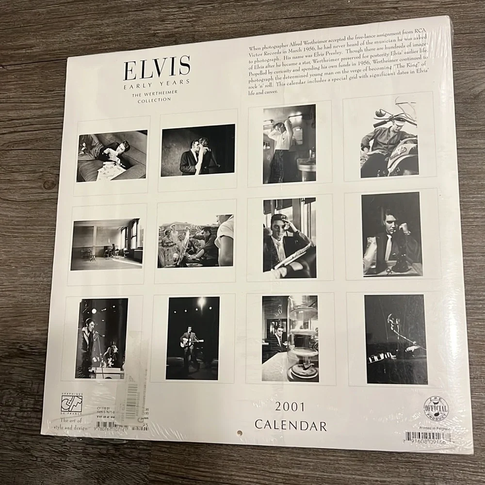 NWT Elvis Presley Calendar Factory Sealed!